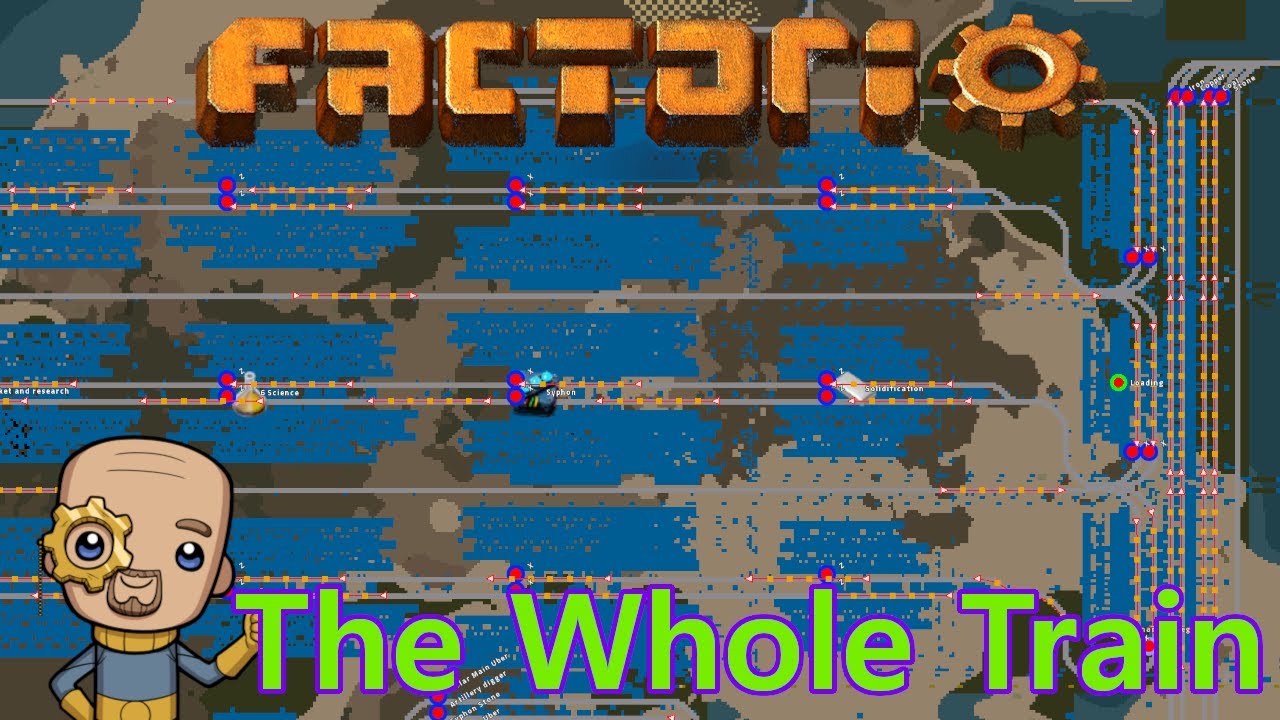 A Weirdly fun Train belt base tour : Factorio - YouTube