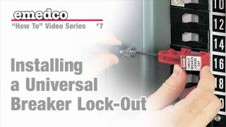Universal Safety TV Lock for LCD LED and Plasma TV How to Install a Universal Breaker Lock Out Device | Emedco Video