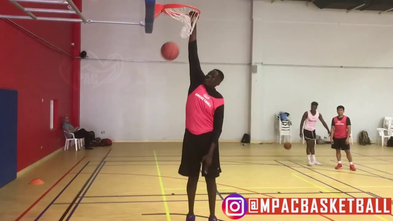 7'9'' AFRICAN GIANT DUNK WITHOUT JUMP YouTube