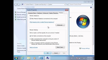 how to enable remote desktop on windows 7