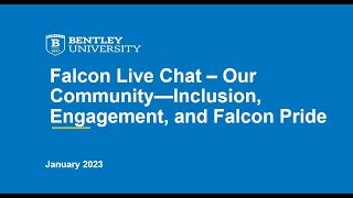 Falcon Live Chat | Community engagement, inclusion, and pride