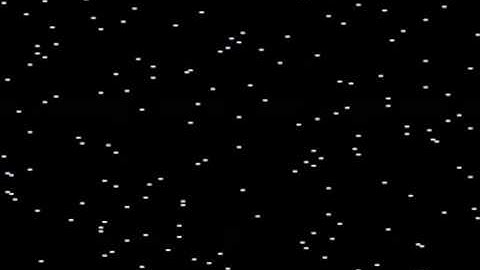 Scrolling star field demo for TRS-80 Model 3