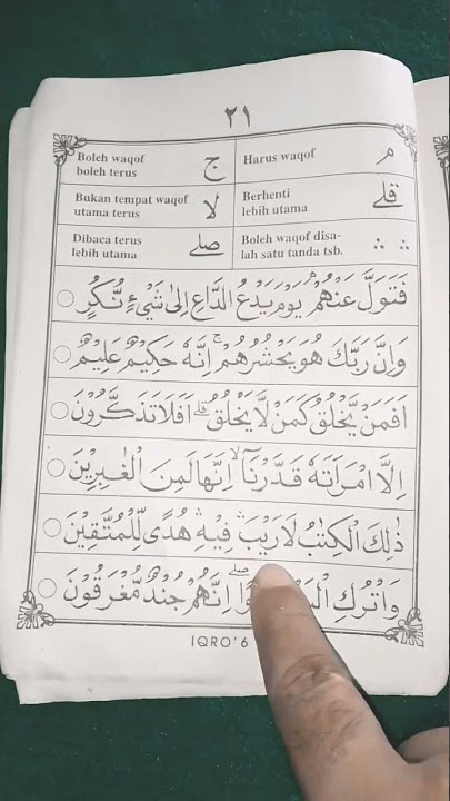 belajar baca iqro belajar ngaji Al Qur'an ngaji iqro 6#shorts