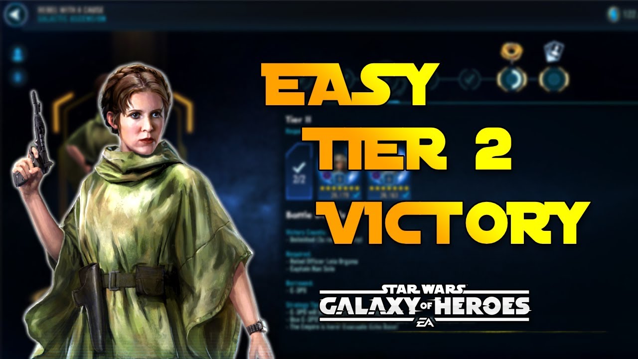 Вы не поверите, как легко победить Лею Органу, персонажа 2 уровня, в игре «Звёздные войны: Галакт...