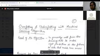 Over Fitting and Under Fitting of Machine Learning Model