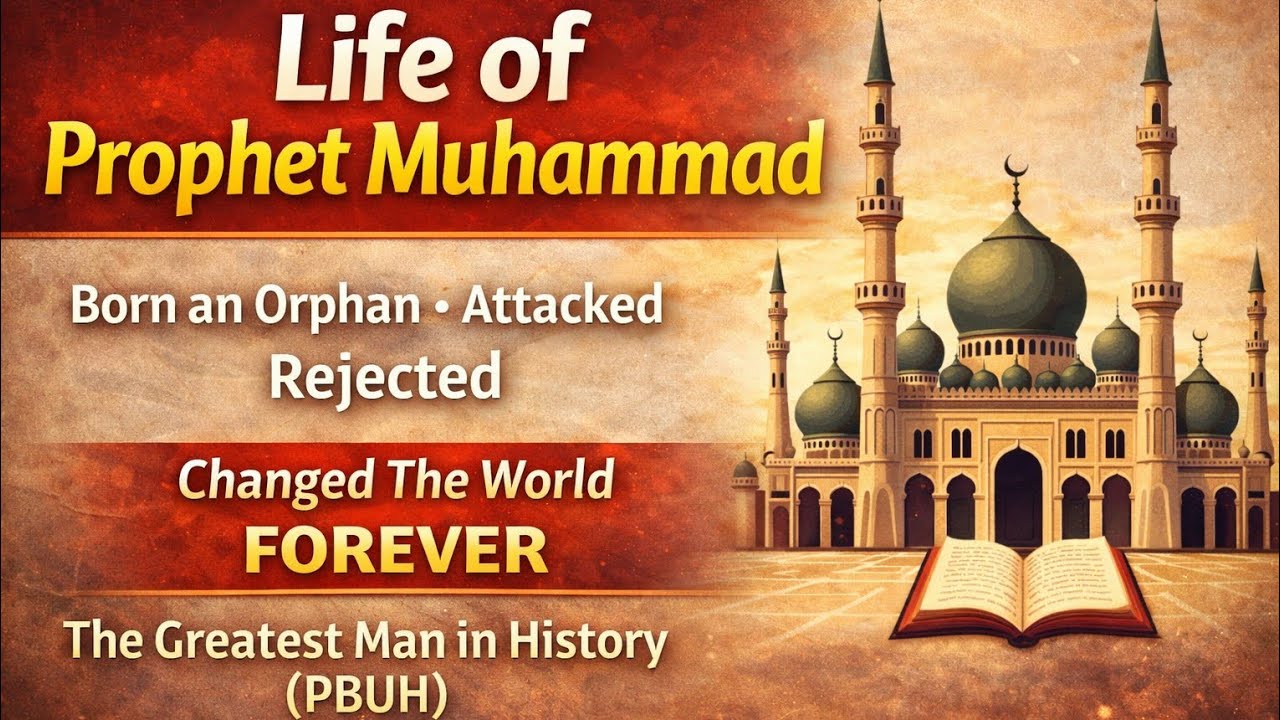 Life of Muhammad (PBUH) and Learn English Through Stories || Improve English!!!!!