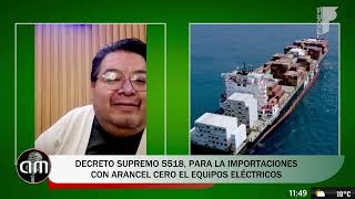 Decreto 5518 para importaciones con arancel cero para equipos electronicos 14 01