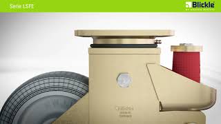 Gefederte Schwerlast-Rolle Serie Lsfe Gefederte Rollen Rolle Gefedert Schwerlast Lenkrollen