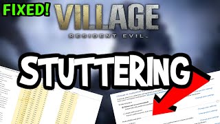 Fix Resident Evil Village FPS Drops & Stutters (100% FIX)