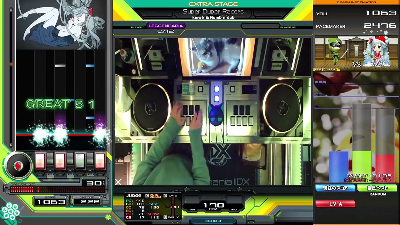 【beatmania IIDX】Super Duper Racers / kors k & Numb'n'dub