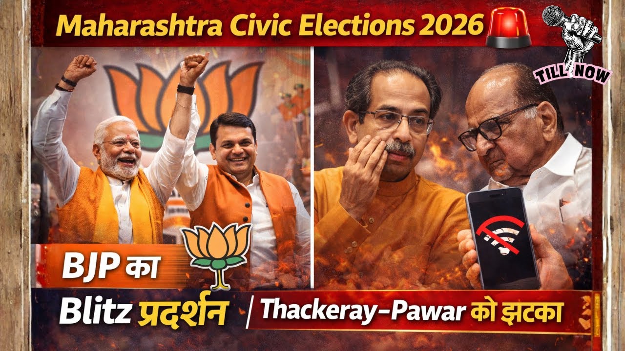 Maharashtra Civic Elections 2026 🚨 | BJP का Blitz प्रदर्शन | Thackeray–Pawar को झटका