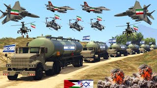 Irani Fighter Jets, Drones, Helicopters Attack on Israeli Navy Aircraft Carrier in Jerusalem - GTA V