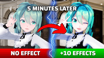 This 10 Easy-to-Use MMD Effects Combo Creates INSANE Visuals!【MikuMikuDance Beginner