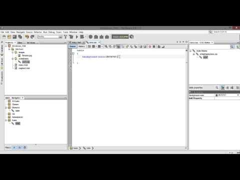 Curso de HTML / HTML5: Aula 7 - Tabelas e algumas dicas do Netbeans para CSS - color picker embutido