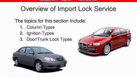 Automotive Locksmith Overview - SOPL Video Training Series