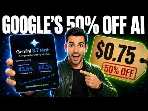 Google Just DROPPED Gemini 3.7 Flash: 50% Cheaper, 27% Smarter… The "Workhorse" AI is HERE...