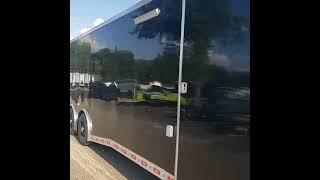 8 x 32 race ready enclosed trailer by covered wagon gen box power finished interior spoile by Joey fuller best trailers 36 views 6 days ago 1 minute, 13 seconds