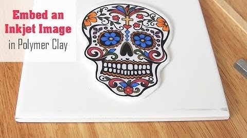 How to Apply an Inkjet Image to Polymer Clay | Embed Your Paper Picture using Liquid Clay | DIY