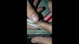 How to Roll the Perfect Joint (Of Oregano)