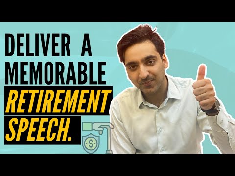 How To Deliver An Unforgettable Retirement Speech For A Colleague (With  Examples)
