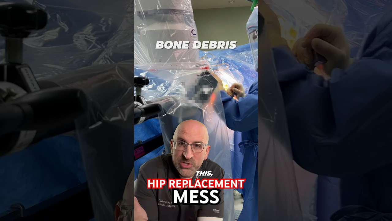 Bone Shaving Mess in Hip Replacement Surgery 