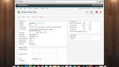 Lesson 8 - How to Turn Joomla! Websites On or Off