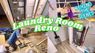 Laundry Room Remodel ~ Behind the Scenes Vlog