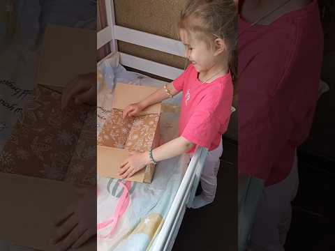 выписали из больницы, получила долгожданный подарок 🎁 ДР было в больнице.. #6лет #подарок #дети