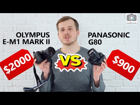 Olympus E-M1 Mark II vs Panasonic G80 (GH4) - Кто круче снимает 4K видео