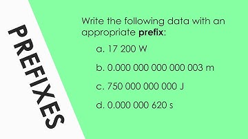Selecting The Correct Prefix - Maths for A Level Physics