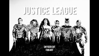 Лига Справедливости Зака Снайдера (фан арт)/Zack Snyder's Justice League (fan art sketch)