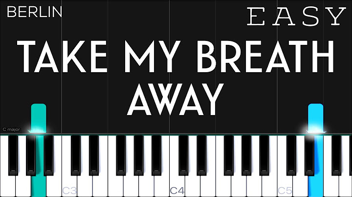 Take My Breath Away Piano version - Piano performance video thumbnail