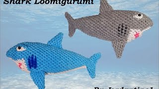 Shark Loomigurumi Amigurumi Part 1 Rainbow Loom Band Crochet Hook Only Bruce Finding Nemo Лумигуруми