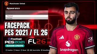FACE PACK Bruno Fernandes Manchester United PES 2021 / FL 26