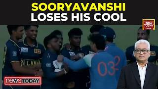 Vaibhav Sooryavanshi Pushed Sri Lankan Player After Super Over Loss Between India A and Sri Lanka A screenshot 5