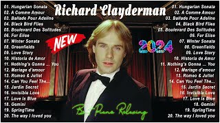 RICHARD CLAYDERMAN - Best Piano Relaxing 2024 🎹 Top 20 Richard Clayderman Greatest Hits