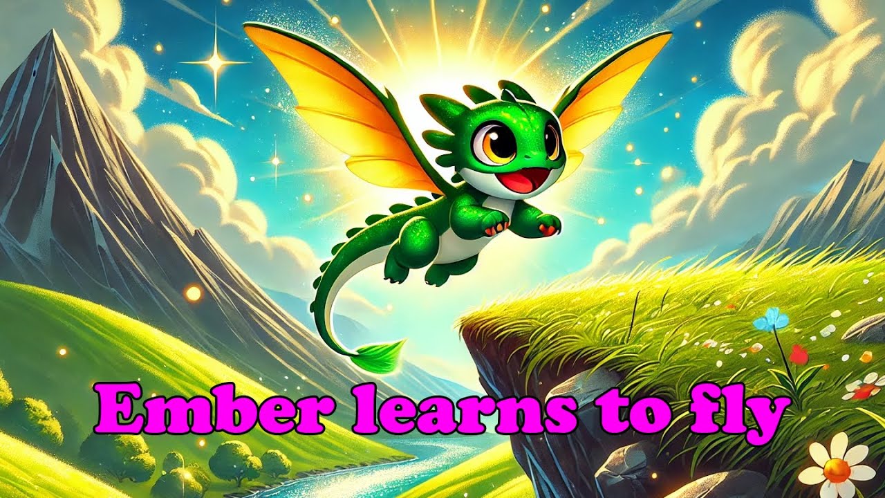 Kids story: Ember the dragon does not give up