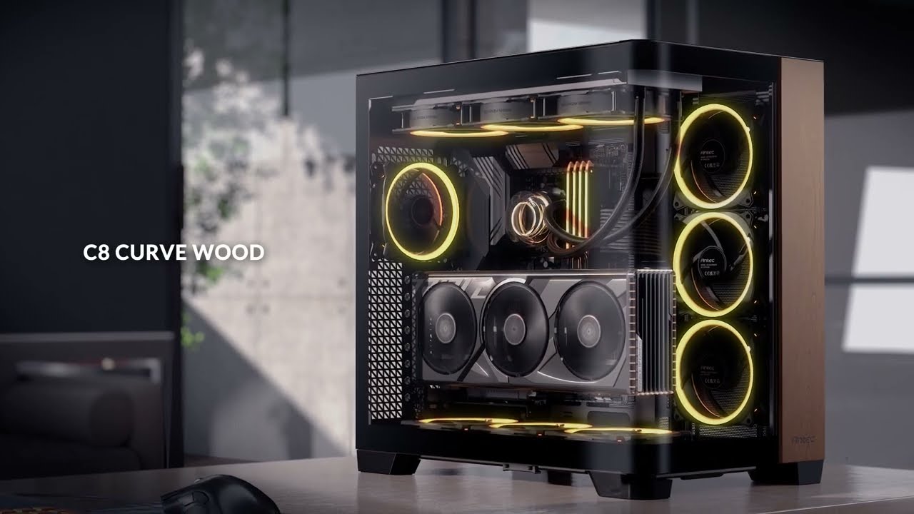 C8 Curve Wood PC Case: The Perfect Blend of Modern Design