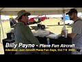 Billy Payne interview and Plane Fun Days Just Aircraft fly-in reminder