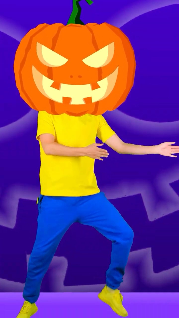 Cha-Cha's Halloween Pumpkin Dance! | D Billions #shorts #db