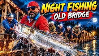 Crazy Night Fishing Adventure ‼😱🎣 | මරව් මරමු 🎣😲 | Marawa Fishing Adventure 👣🎣