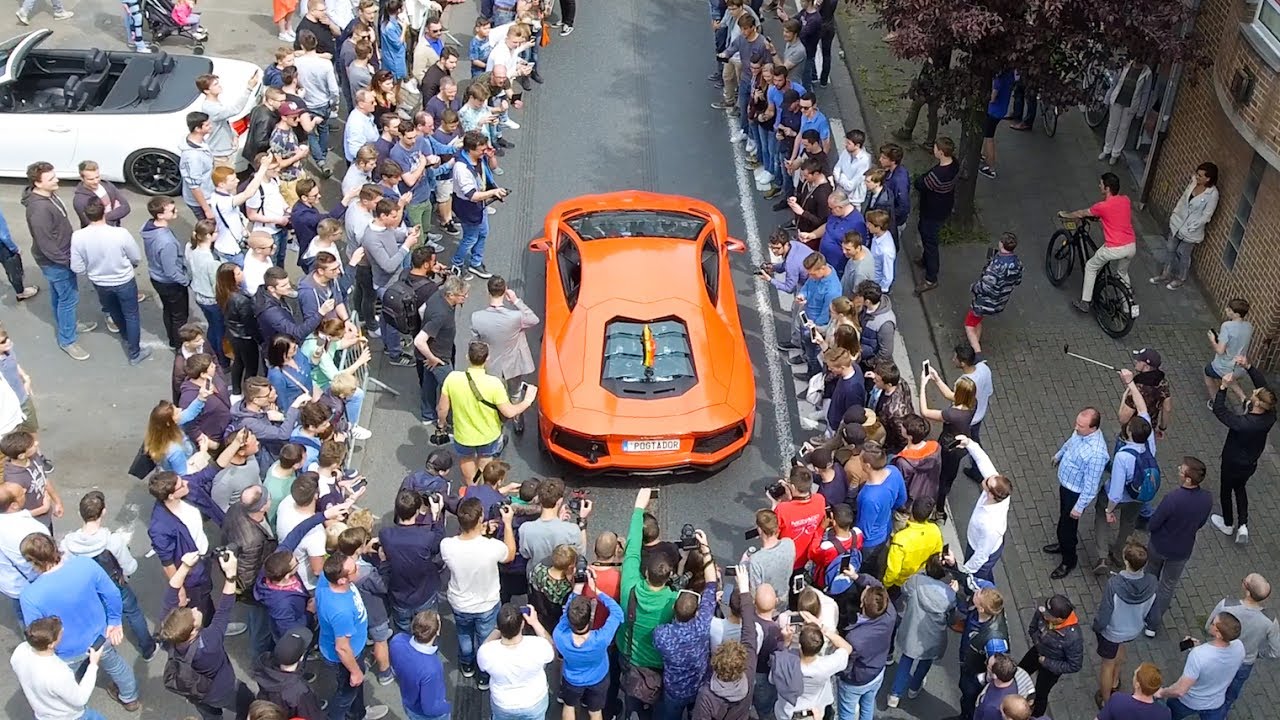 crazy-cars-coffee-a-bus-dragracing-bmw-i8-running-over-feet