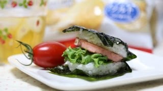 How to make a Rice Burger Quick Recipe / エンタメウィーク 時短レシピ ポテトチップスでライスバーガー