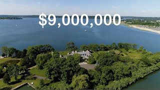 Внутри роскошного дома на северном берегу Лонг-Айленда стоимостью 9 миллионов долларов | Частное поместье на берегу моря на Центральном острове