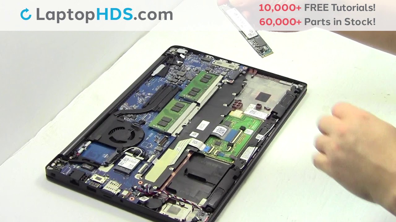 How to replace Laptop Solid State Drive Dell Latitude 14 5000 Series ...