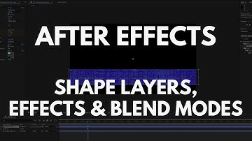 Using Blend Modes to Layer Effects in After Effects