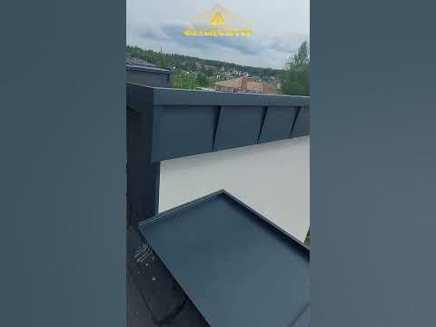 Парапет#парапет #декор #двойнойфальц - YouTube