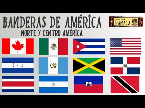 Banderas de América: Norte y Centroamérica