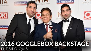 NTA 2016 Backstage Gogglebox - The Siddiquis