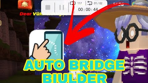 HOW TO MAKE A AUTOMATIC BRIDGE BIULDER IN SKYBLOCK [Blockman Go Adventure]